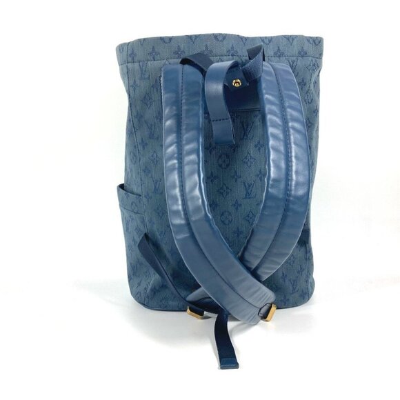LOUIS VUITTON M44617 MonogramDenim chalk-Backpack Monogram Denim Canvas blue - Picture 2 of 13